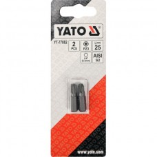 Biti de 25 mm 1/4" cu cap Pozidriv PZ3 Yato.. Biti de 25 mm 1/4" cu cap Pozidriv PZ3 Yato..